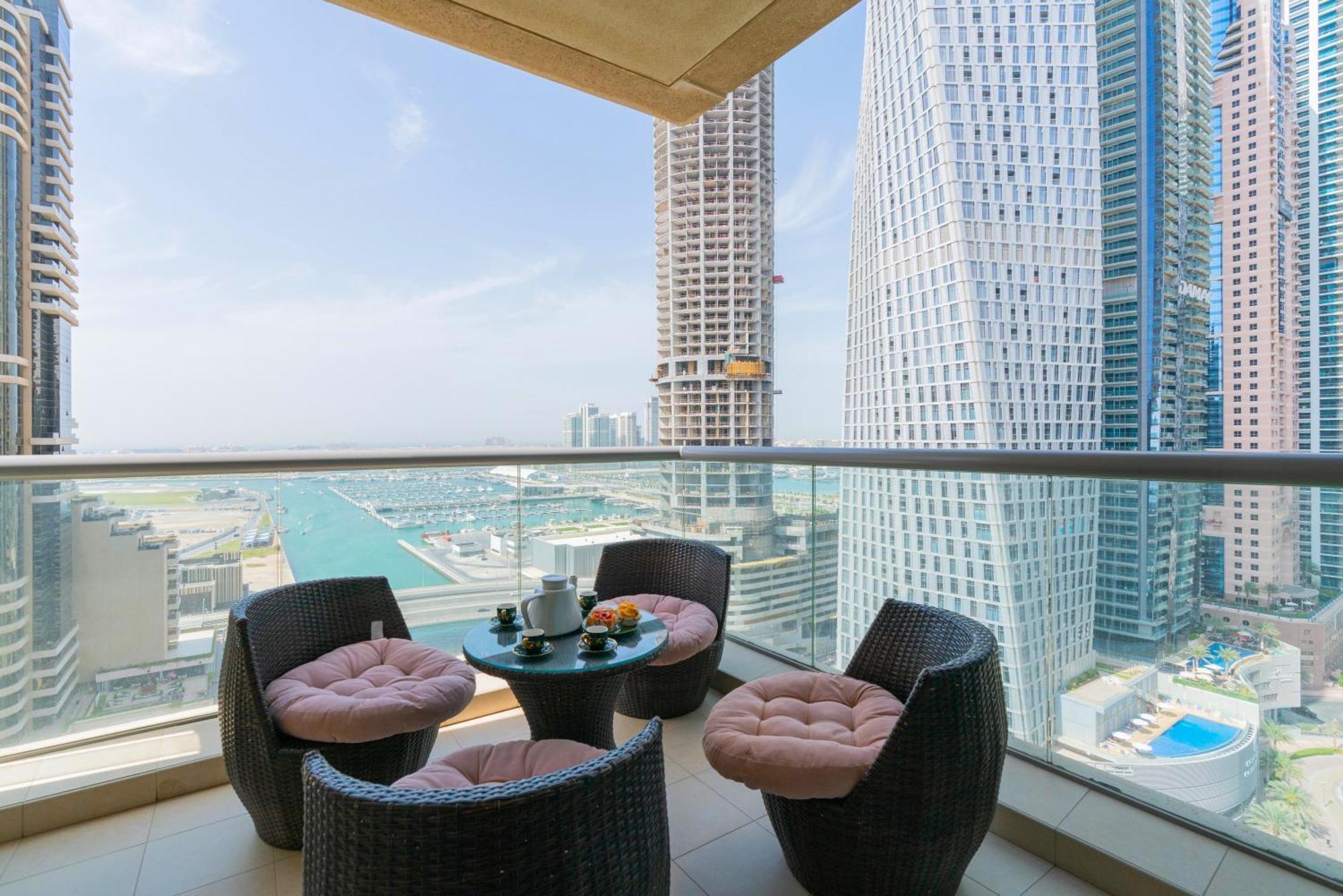 Appartamento Vacay Lettings -2 Bed Iris Blue Dubai Marina Esterno foto
